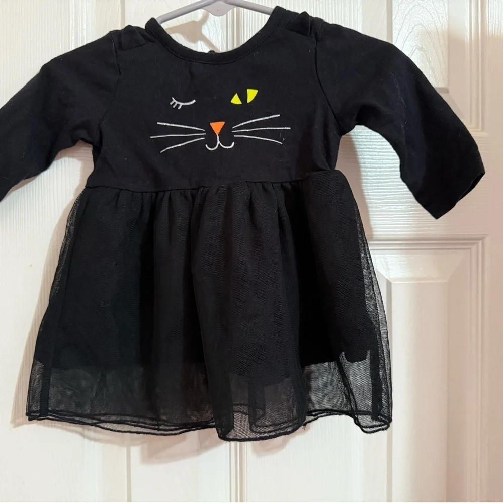 Carter’s Black Cat Tutu Dress